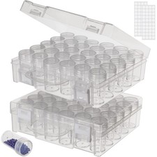 30 Slots Diamond Painting Storage Containers, Bead Organizer, Diamond Containers