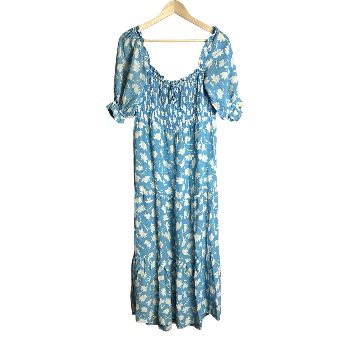 Faithfull the Brand Smocked Maxi Dress Size Medium Boho Cottagecore Floral Puff | eBay Faithfull the Brand Smocked Maxi Dress Size Medium Boho Cottagecore Floral Puff | eBay