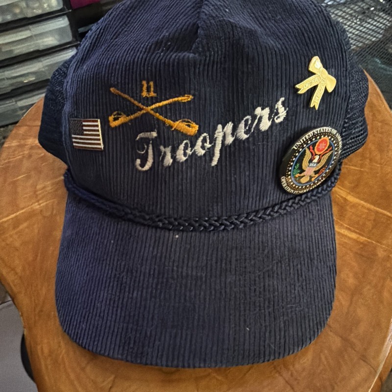 Otto Cap Vintage Mesh Trucker Operation Desert Storm Hat! 