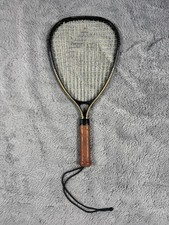 Ektelon 4 Axis Graphite Racquetball Racquet Racket Black Brown Wrist Strap