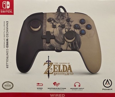 Switch Controller Enhanced wired Link tapfer PowerA - Nintendo Switch - Neu
