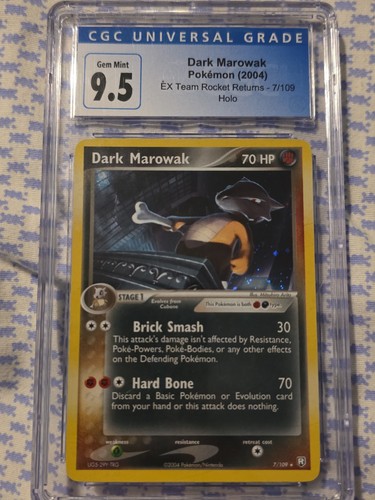 Dark Marowak graded CGC 10 for sale on eBay