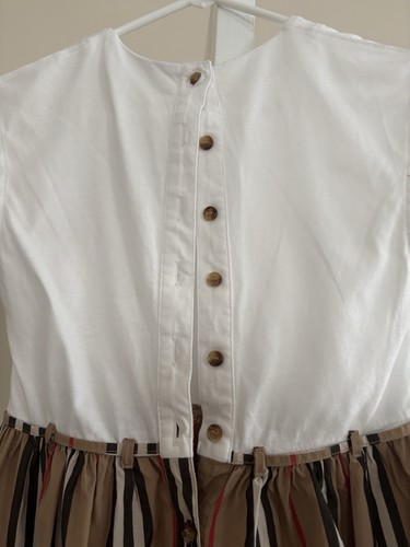 Burberry Ramona Iconic Striped Girls’ Dress Size 6Y EUC FREE SHIPPING - Picture 6 of 9