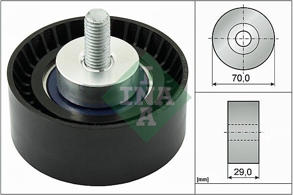 NEU - Schaeffler INA 532029810 Umlenk-/FüHrungsrolle, Keilrippenriemen-image