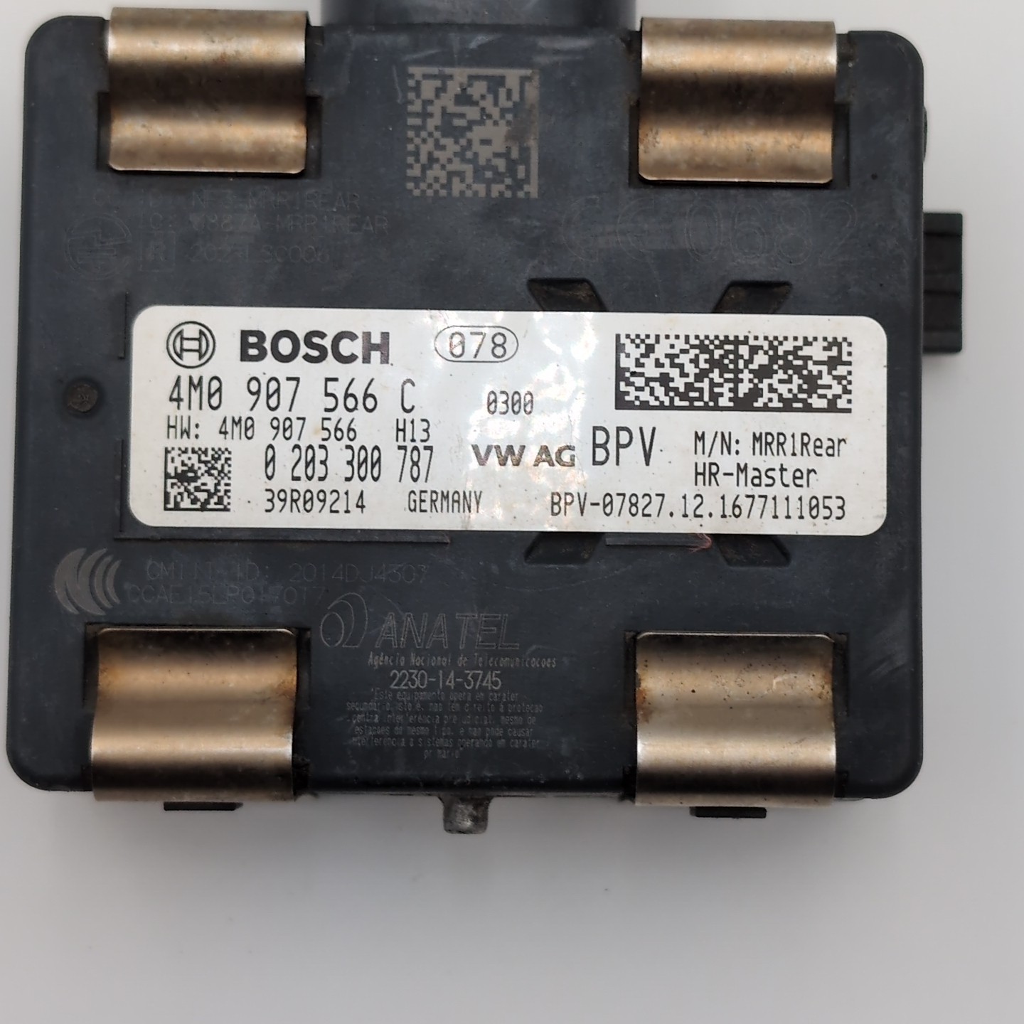 2016-2020 BENTLEY BENTAYGA REAR RIGHT BLIND SPOT LANE KEEP CONTROL MODULE SENSOR