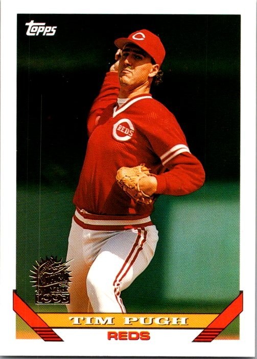 1993 Topps - Tim Pugh #702 (RC) - Marlins Inaugural Stamp