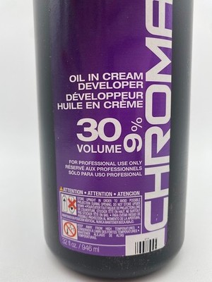 REDKEN Chromatics 30 Volume 9% Oil in Cream Developer 32 fl oz | eBay