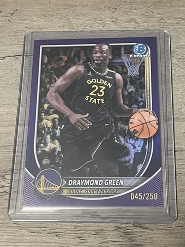Topps 2025-26 Bowman Chrome Draymond Green Warriors Purple /250 BCV-117