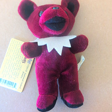 Liquid Blue Grateful Dead Bear Beanbag Plush All Access 5/24/68 Vintage