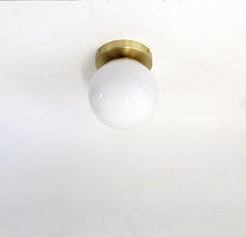 Plafoniera da incasso globo in vetro - illuminazione globo metà secolo