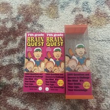 Vtg Brain Quest 7th Grade Deck 1 And 2 Question Answer 1500 Updated Edition