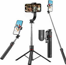 67" Detachable Phone Tripod Selfie Stick, Extendable Portable Cell Phone Stable