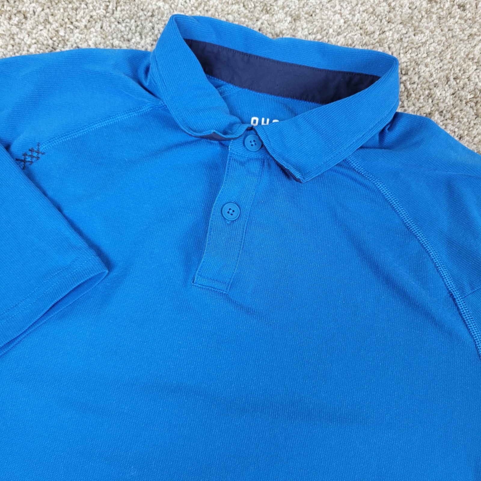 Rhone Mens Medium Solid Blue Performance Stretch … - image 1