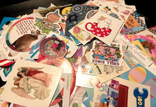 Big miscellaneous assorted sticker lot 374 pieces