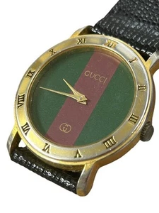 Ancienne montre femme Gucci 3000L ligne transparente vintage