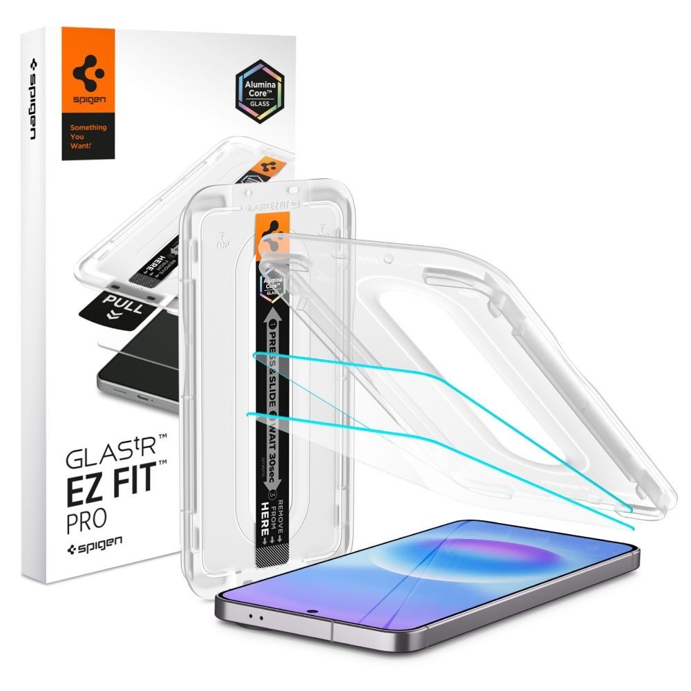 Spigen GLAStR Fit Displayschutzfolie 2er-Pack + Applicator für das Samsung Galaxy A57 (5G) - Image 4
