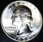 1954 BU ++ Washington Quarter Silver Coin NICE LUSTER Uncirculated LOT #3  NR
