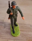 Elastolin Lineol 7cm Figure Wehrmacht Soldier Carbine Overhanged F15