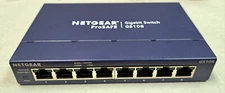 Netgear ProSafe 8 Port GS108 v4 Gigabit Network Gigabit Switch with AC Adaptor