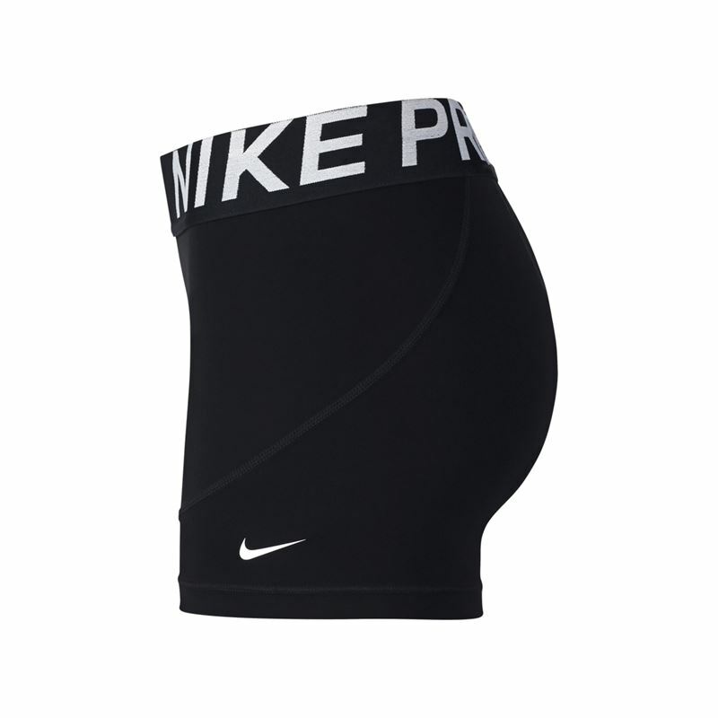 Nike Damen Dri Fit Sport Fitness Lauf Shorts Pro Schwarz Tight kurze Hose  Shorts