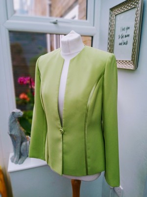 bright green jacket womens