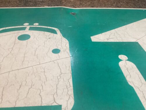 Vintage Amtrak 24" X 24" Aluminum Railroad Depot Station Sign - Picture 10 of 11