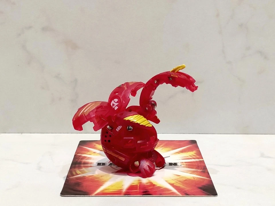 New BAKUGAN Translucent Pyrus CYBORG HELIOS 680G New Vestroia Spin Master/SEGA - Image 2 of 4