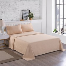 4 Piece Bed Sheet Set Egyptian Comfort 2200 Count Deep Pocket Bed Sheets