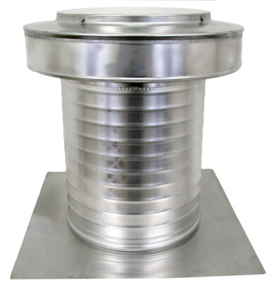 10 in. Dia Keepa Vent an Aluminum Roof Vent for Flat Roofs