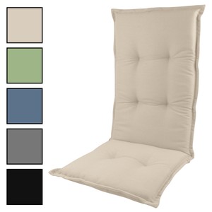 Sitzauflage 123x44x5cm Hochlehner Polsterauflage Polsterkissen Garten Sitzkissen Ebay