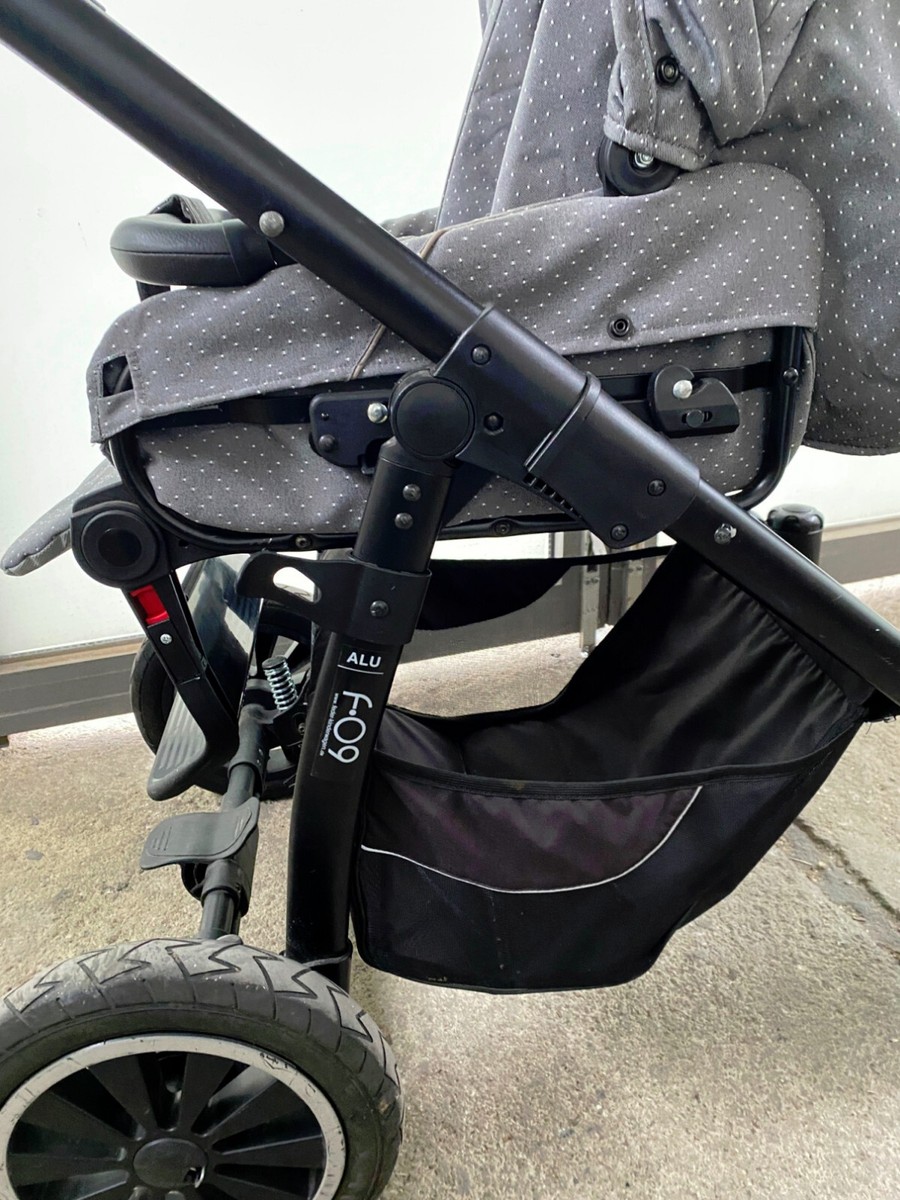 Kombikinderwagen 2 in 1 Marke Feder grau Sterne mit Wickeltasche  Sportaufsatz | eBay.de