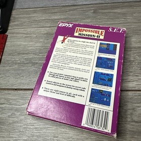 Impossible Mission II (Nintendo NES) Authentic First Print SEI Epyx