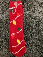 Old Navy Woman's NWT One Size Super Warm Soft Festive Holiday Lights Cozy Socks