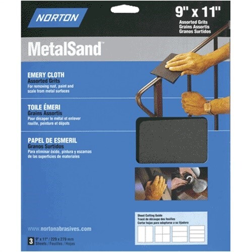 9x11 Emery Cloth M,No 47820, Norton Abrasives/St Gobain eBay