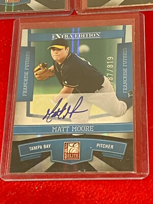 MATT MOORE 2010 Donruss Elite Extra Edition Autograph Rookie ANGELS AUTO #/819
