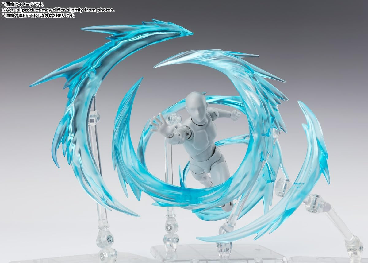BANDAI TAMASHII EFFECT WIND Blue Ver. for S.H.Figuarts w/ Tracking