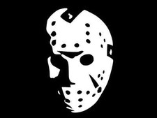 JASON MASK Friday the 13th Vinyl Decal Car Wall Window Sticker CHOOSE SIZE COLOR