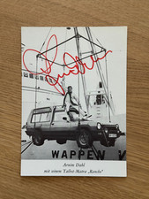 Foto signiert von Armin Dahl, original Autogramm, Stuntman