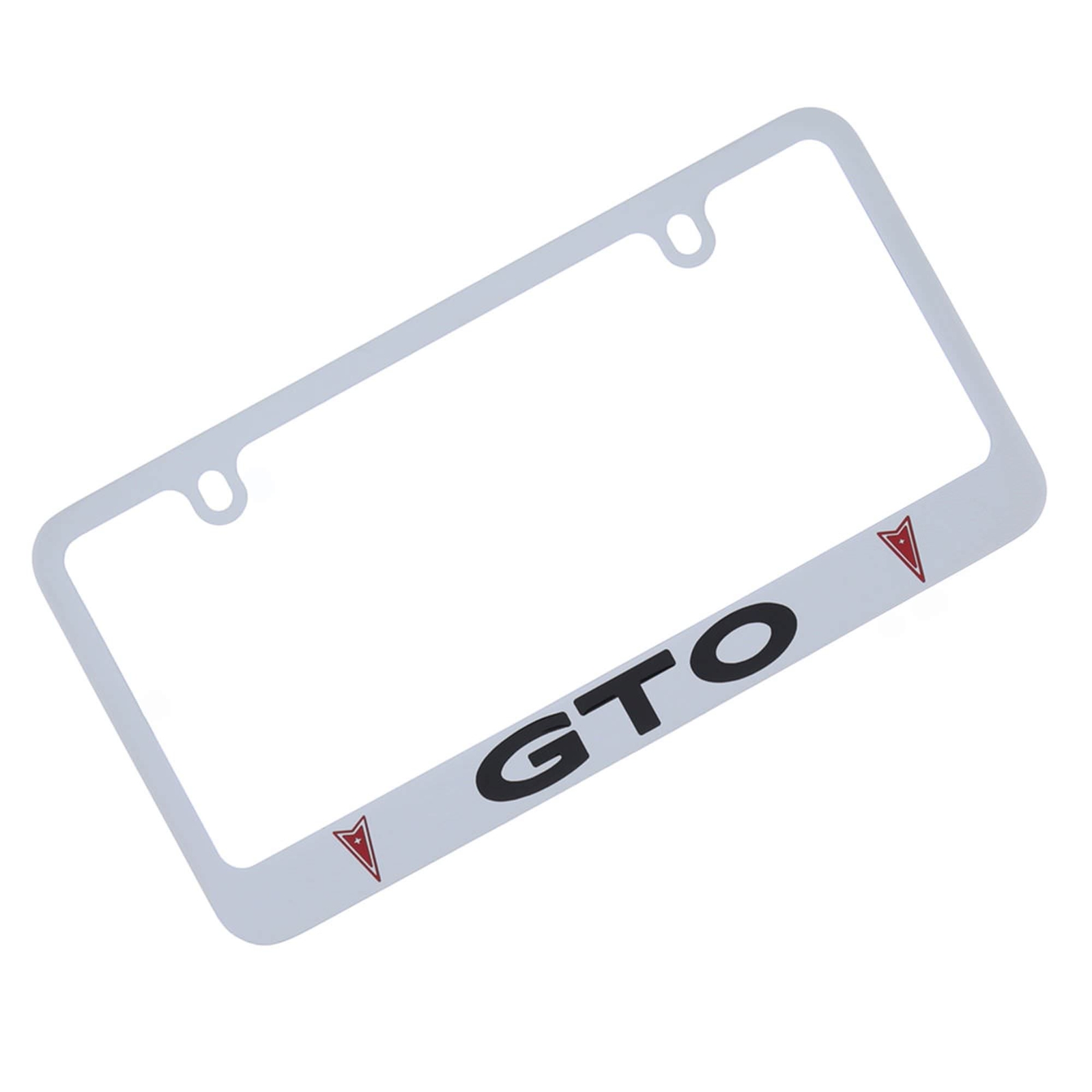 Pontiac GTO Logo License Plate Frame (Chrome)