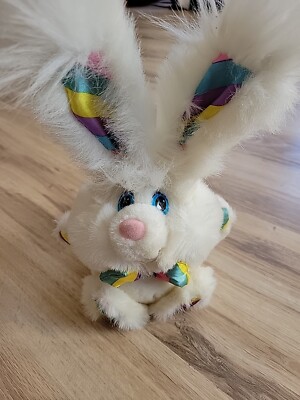 Vtg Giggle Bunny Rabbit Plush 18''  1994 Talking Easter Toy Non-WORKING