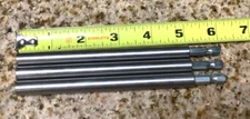 USA QUALITY MAGNETIC BIT HOLDER 3 PC.  6" INCH 1/4" INCH EXTENSION QUICK CHANGE