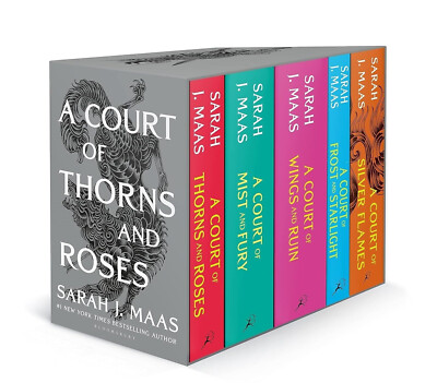 A Court of Thorns & Roses Taschenbuch-Box-Set mit 5 Büchern Neubestand kosten...