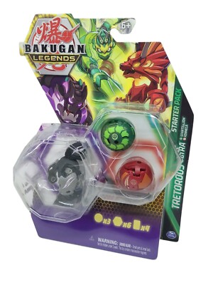 Bakugan Legends Starter 3-Pack Tretorous Ultra Spartillion Fenneca