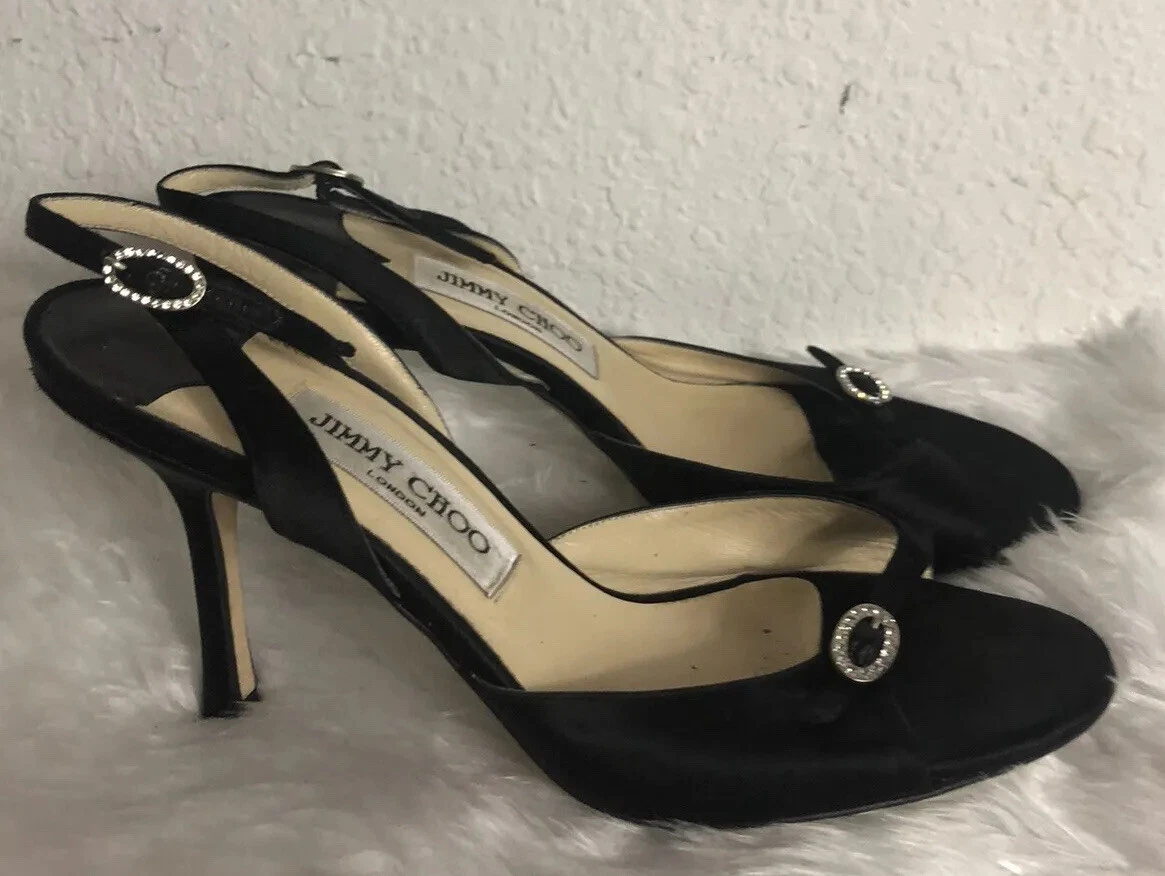 Jimmy choo black slingbacks cheap