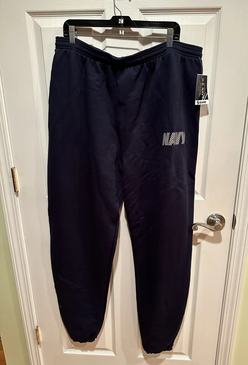 NEW U.S. Navy Soffe PT Sweatpants Military Blue Size XXL Cotton Poly 2XL