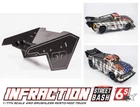 CARBON FIBER REAR ADJUSTABLE WING MOUNT ARA480024 FOR ARRMA 1/7 INFRACTION 6S
