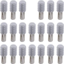 20 Pieces Shelf Pins 6mm Diameter 20mm Length Shelf Support Pegs Plastic Boar...