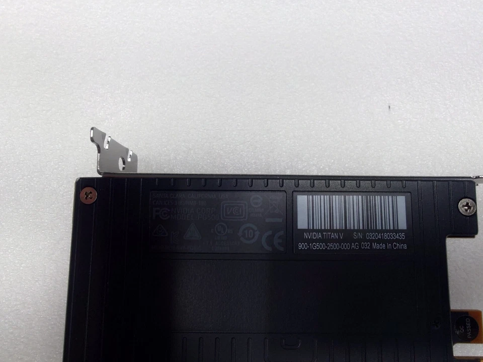 NVIDIA Titan V 12GB HBM2 Professional CUDA Graphics Card GPU - Image 2 of 4