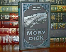 New MOBY DICK Herman Melville Suede Leather Feel Ribbon Marker Deluxe