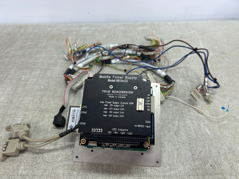 Advantech PCM-3353Z CPU, PCM-3725 PC/104 8ch Input Card, Sensoray 526 I/O Board
